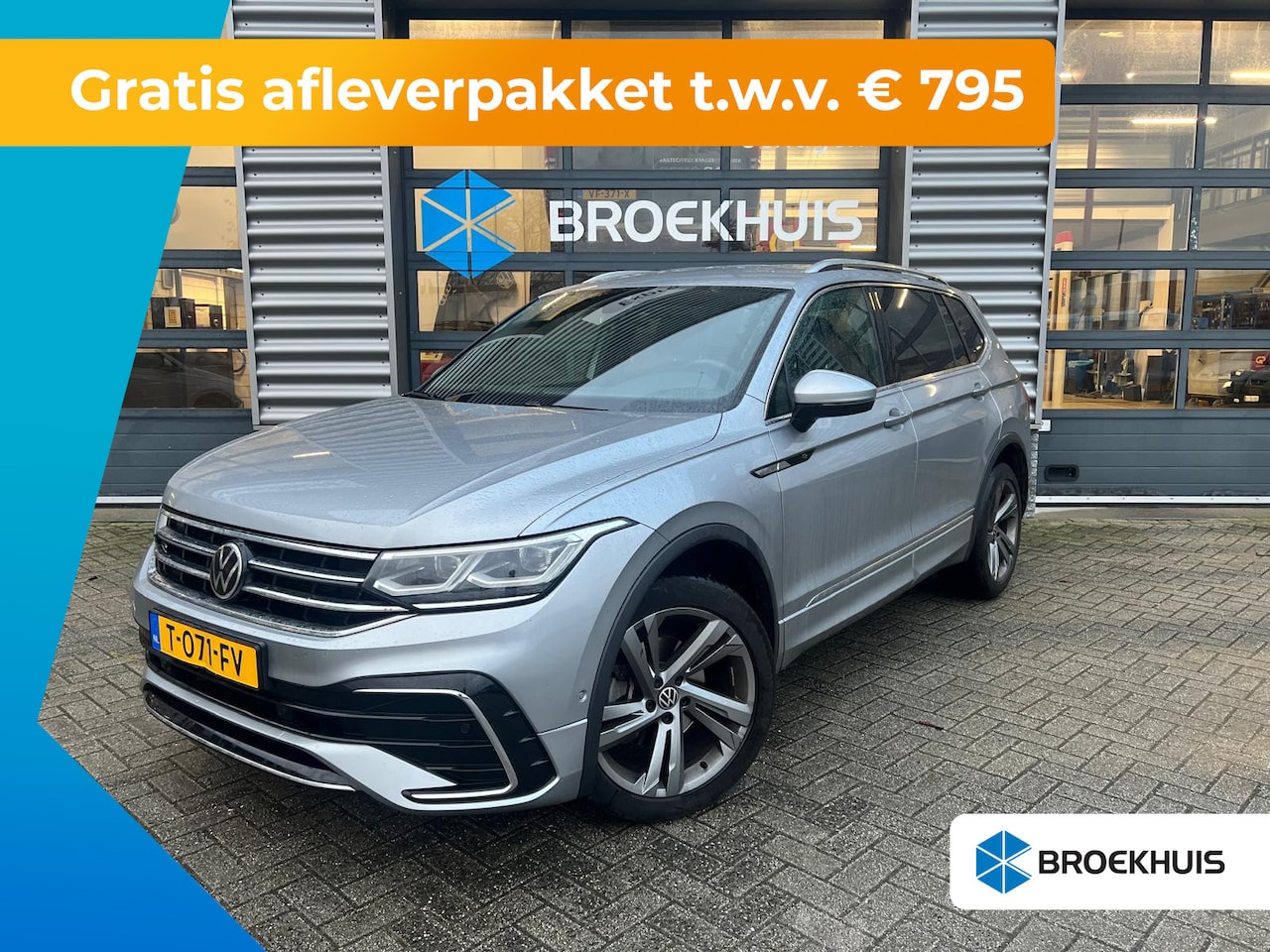 Volkswagen Tiguan Allspace - 1.5 TSI 150 pk R-Line Business 7-pers. 7-DSG | Trekhaak wegklapbaar | Achteruitrijcamera | - AutoWereld.nl