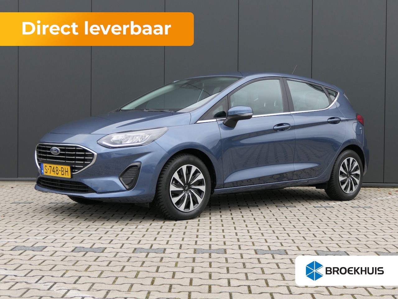 Ford Fiesta - 1.0 EcoBoost Hybrid Titanium | Navigatie | LED | DAB | Parkeersensoren | Climate Control | - AutoWereld.nl