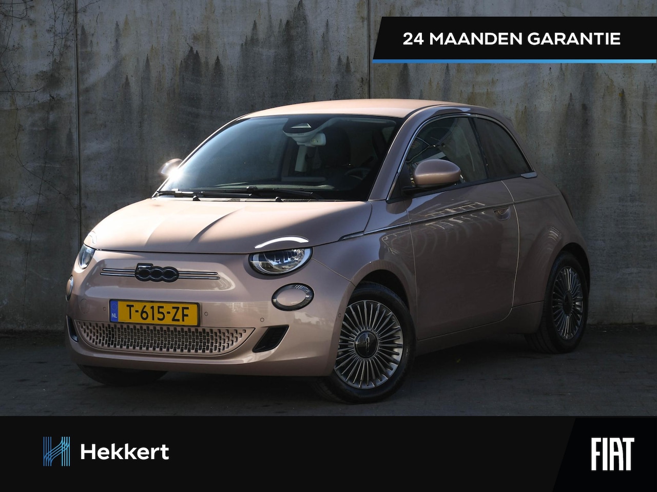 Fiat 500 - 3+1 42kWh 118pk Automaat DAB | CAMERA | ORO ROSA | STOELVERWARMING | DODE HOEK | KEYLESS E - AutoWereld.nl