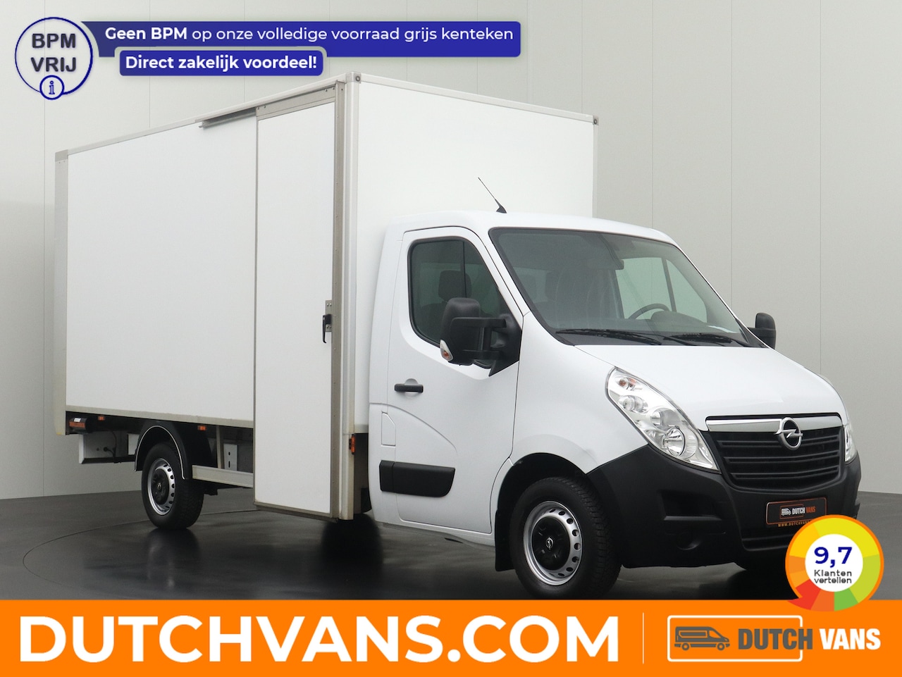 Opel Movano - 2.3CDTI 130PK Bakwagen+Laadklep | 1019 Kg Laadvermogen | Navigatie | Airco | Zijdeur - AutoWereld.nl