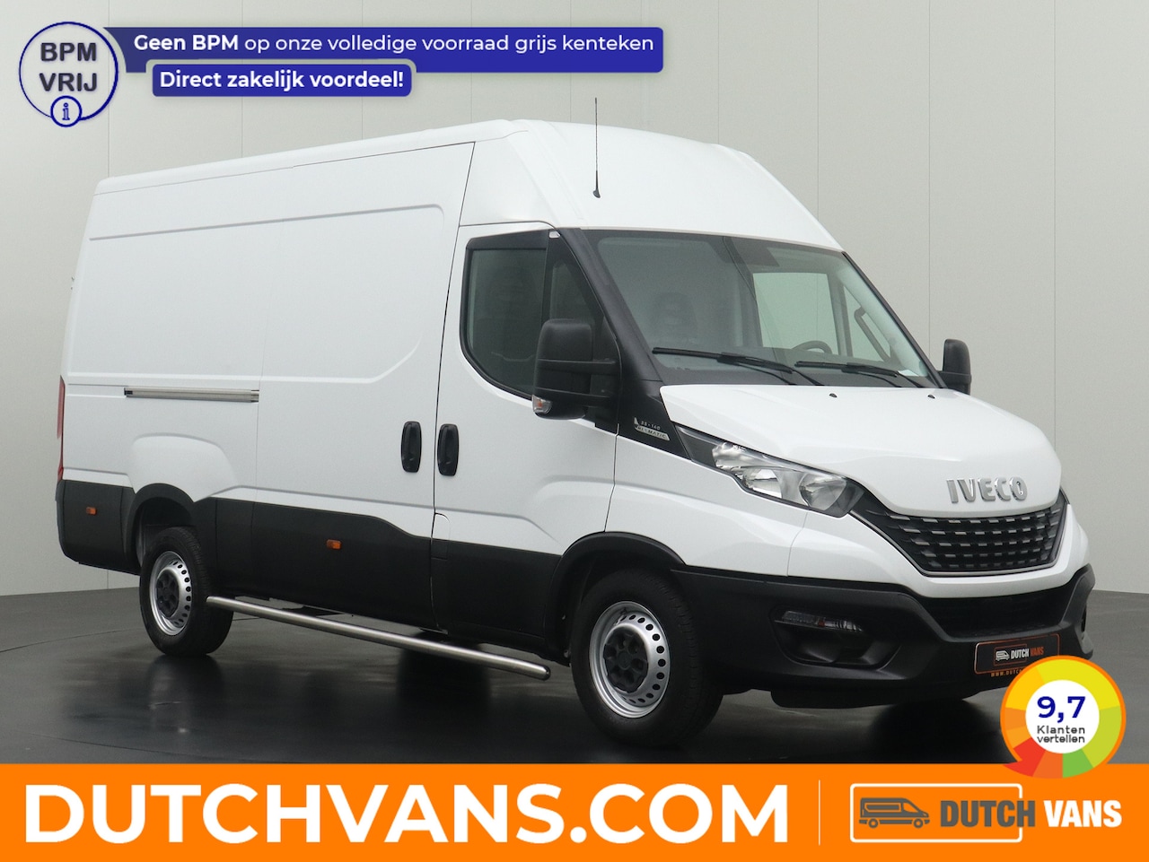 Iveco Daily - 35S14 Hi-Matic Automaat L2H2 | 3500Kg Trekhaak | Airco | Cruise | 3-Persoons - AutoWereld.nl