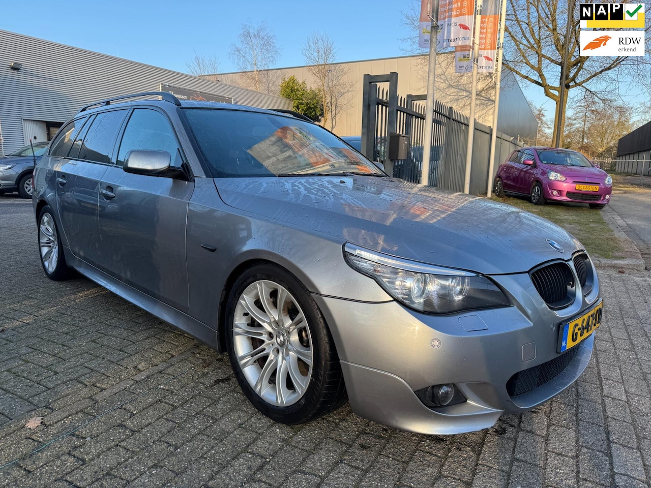 BMW 5-serie Touring - 530d M-performance automaat , full options, panoramadak, groot beeld navi, leder, clima, t - AutoWereld.nl