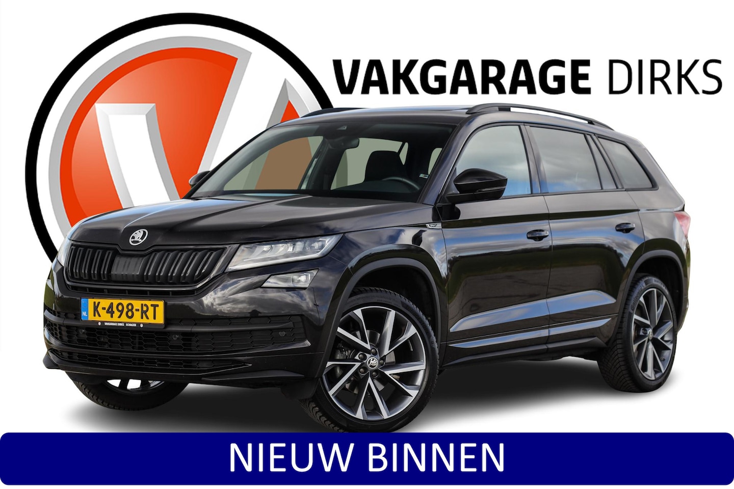 Skoda Kodiaq - 1.5 TSI DSG Sportline ✅ Pano ✅ Adapt cruise ✅ Stuurverwarming - AutoWereld.nl