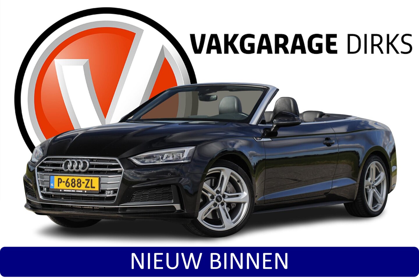 Audi A5 Cabriolet - 2.0 TFSI 252 PK Quattro S-Line ✅ Sportstoelen ✅ LED ✅ Carplay - AutoWereld.nl