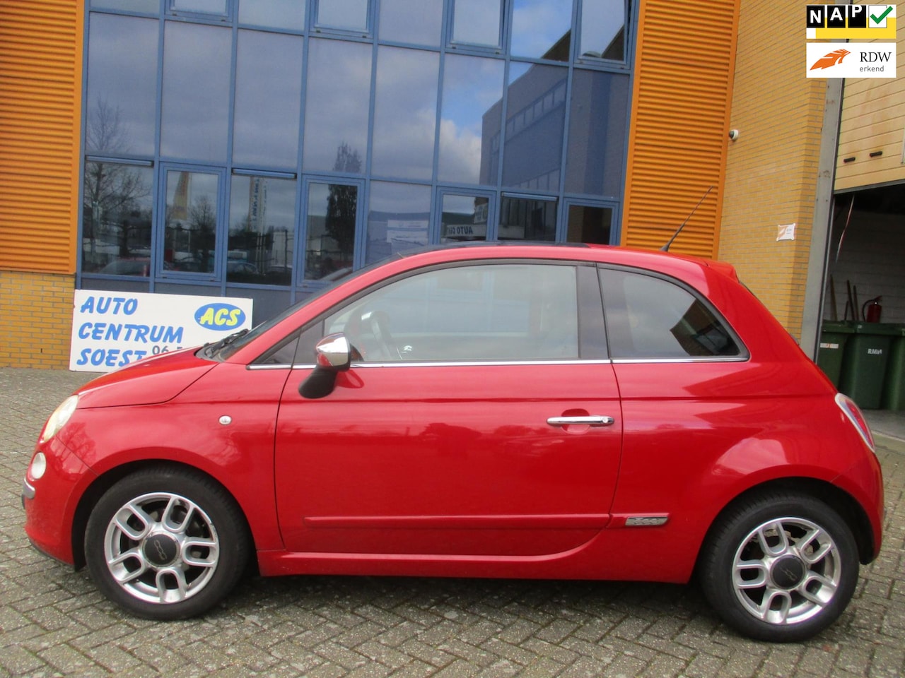 Fiat 500 - Fiat 500 Lounge Automaat Leer Zonnedak LM vlgn - AutoWereld.nl