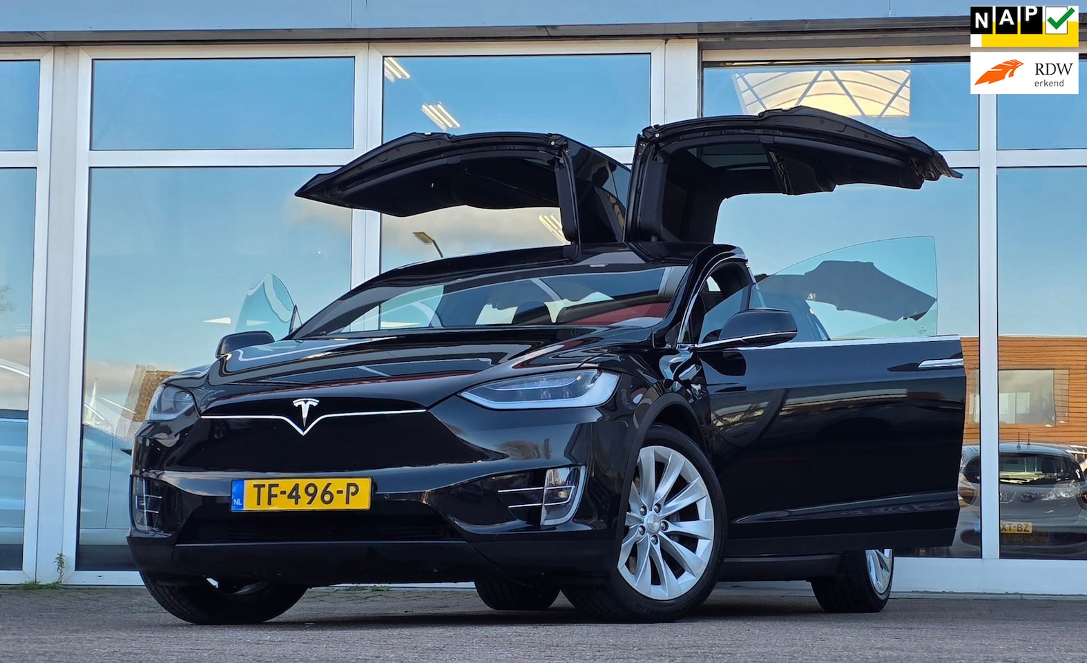 Tesla Model X - 75D All wheel drive-Trekhaak Mooi! Autopilot - AutoWereld.nl