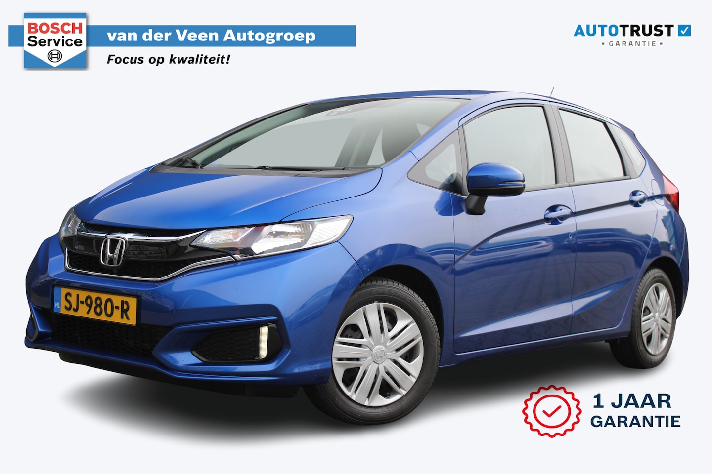 Honda Jazz - 1.3 i-VTEC Trend Automaat | incl. 12 maanden garantie | Cruise control | Airco |  Parkeers - AutoWereld.nl