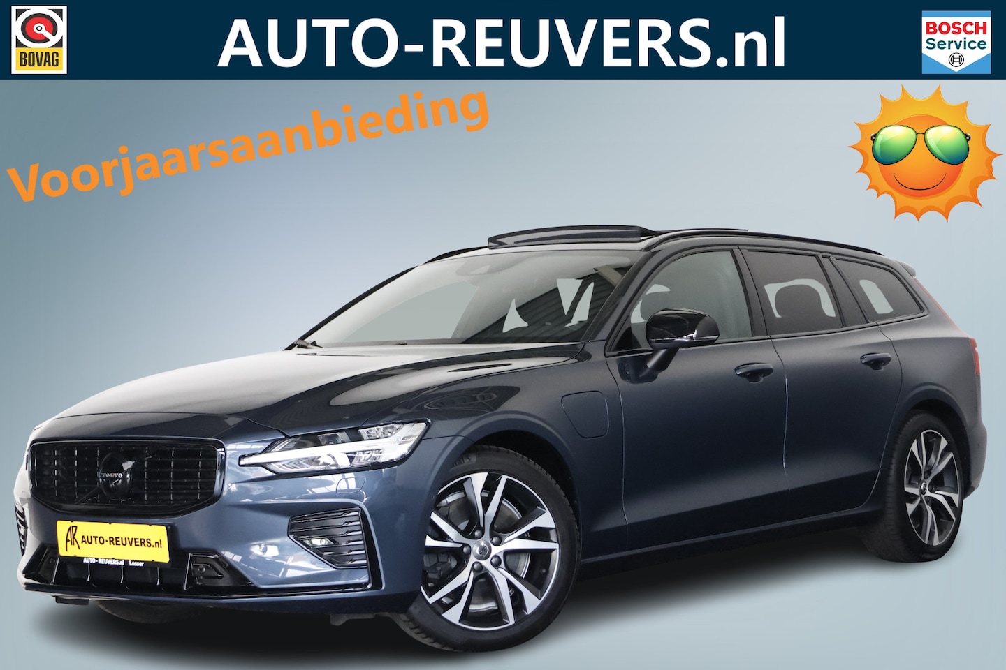 Volvo V60 - 2.0 T6 Recharge AWD R-Design Panorama / Opendak / Pilot Assist / Carplay - AutoWereld.nl