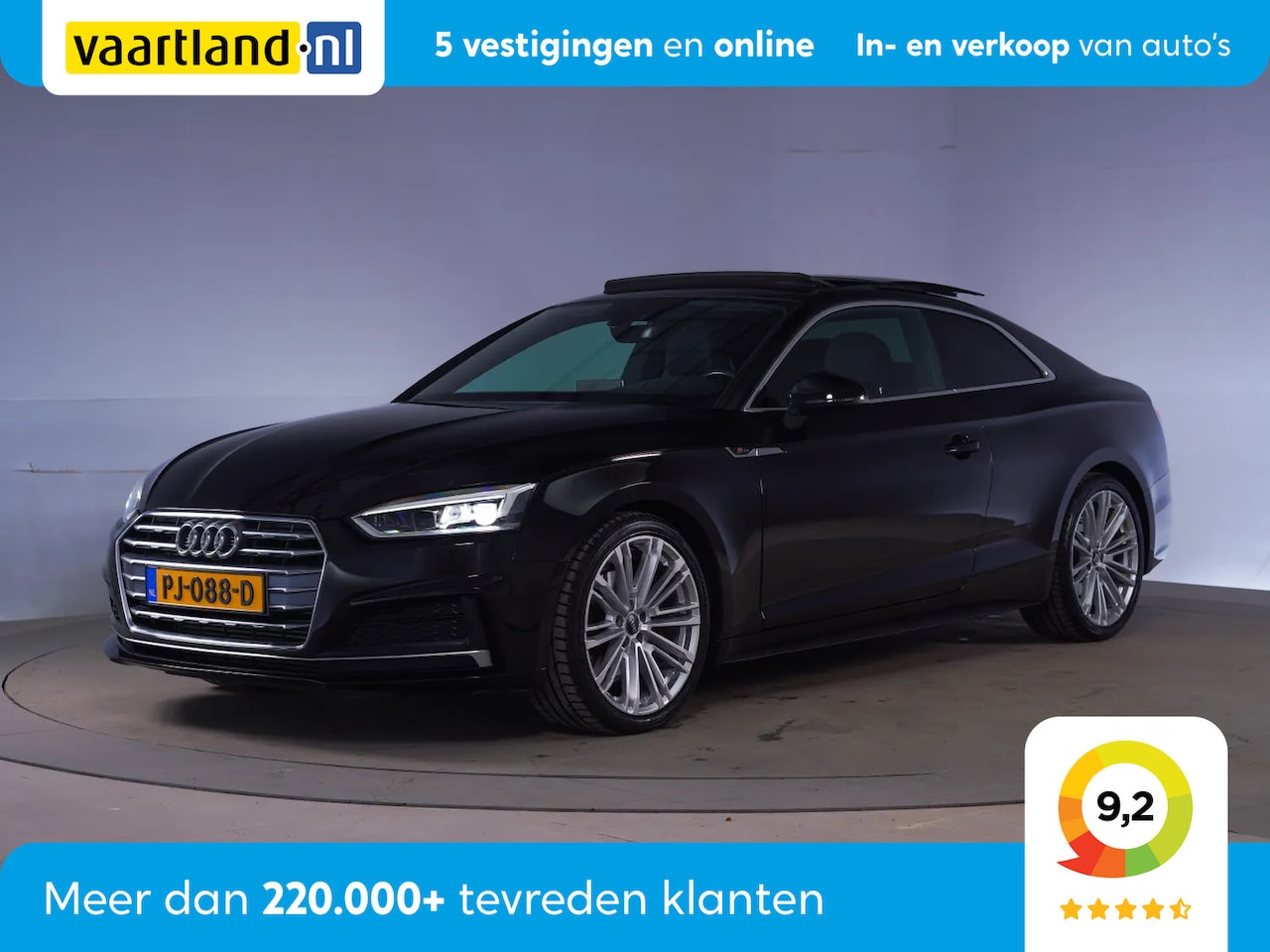 Audi A5 Coupé - 2.0 TFSI 190pk S Line Edition Aut. [ Panorama Virtual Stoelverwarming ] - AutoWereld.nl