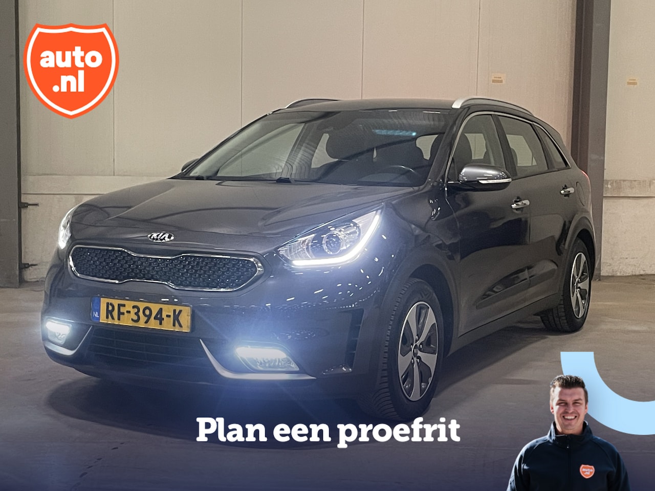 Kia Niro - 1.6 GDi Hybrid DynamicLine | Leder | Trekhaak | Camera | Navigatie | Cruise control | CarP - AutoWereld.nl