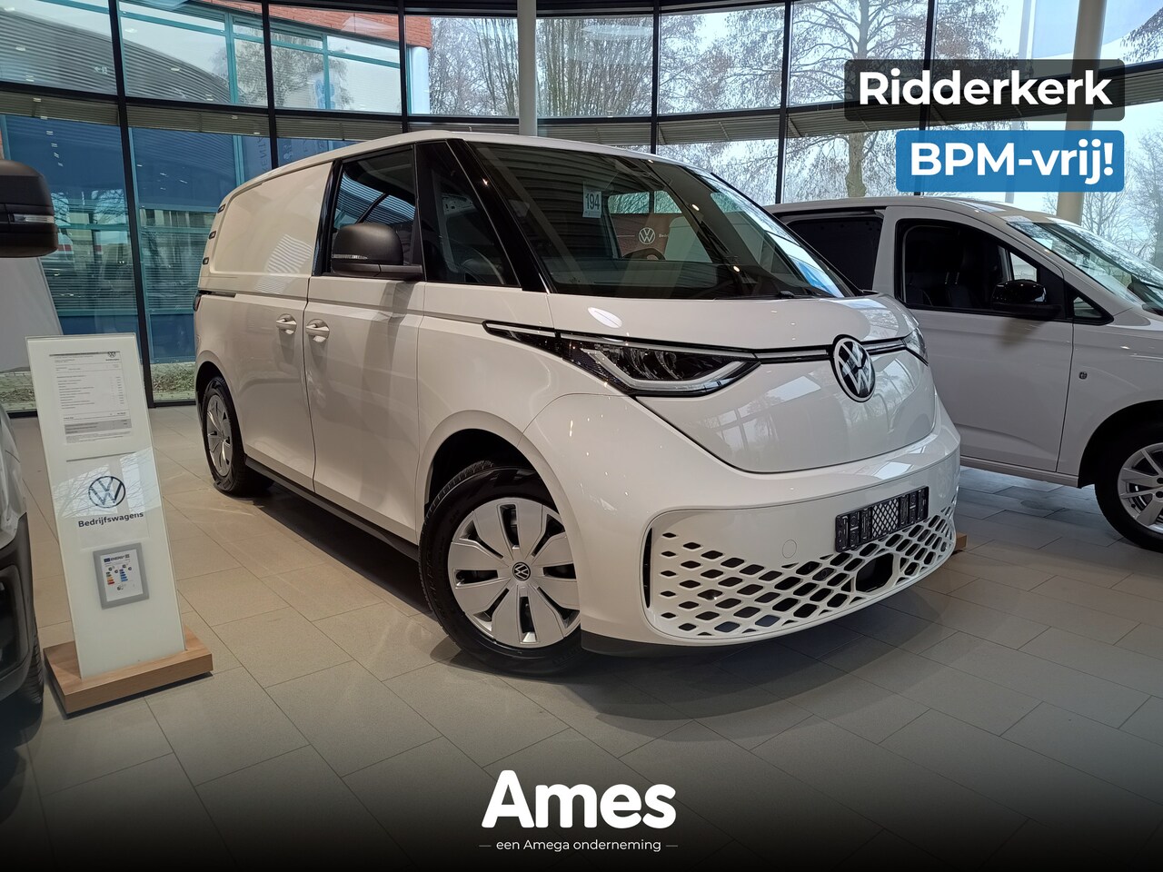 Volkswagen ID. Buzz Cargo - 79 kWh Elektromotor 210 kW (286 pk) 2988 mm Elektrische aandrijving RWD - AutoWereld.nl