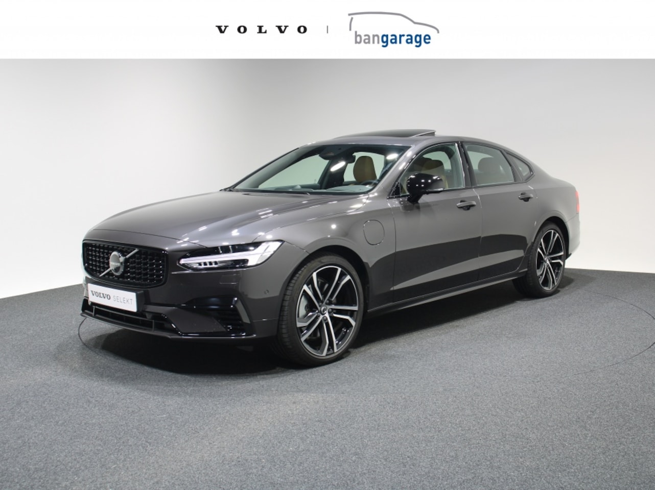 Volvo S90 - T8 Long Range Plug-in Hybride 455 PK Ultra Dark Full Option - AutoWereld.nl