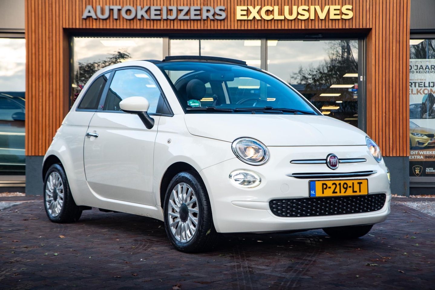 Fiat 500 - 1.0 Hybrid Launch Edition Cabrio Navi DAB+ Cruise Leer - AutoWereld.nl