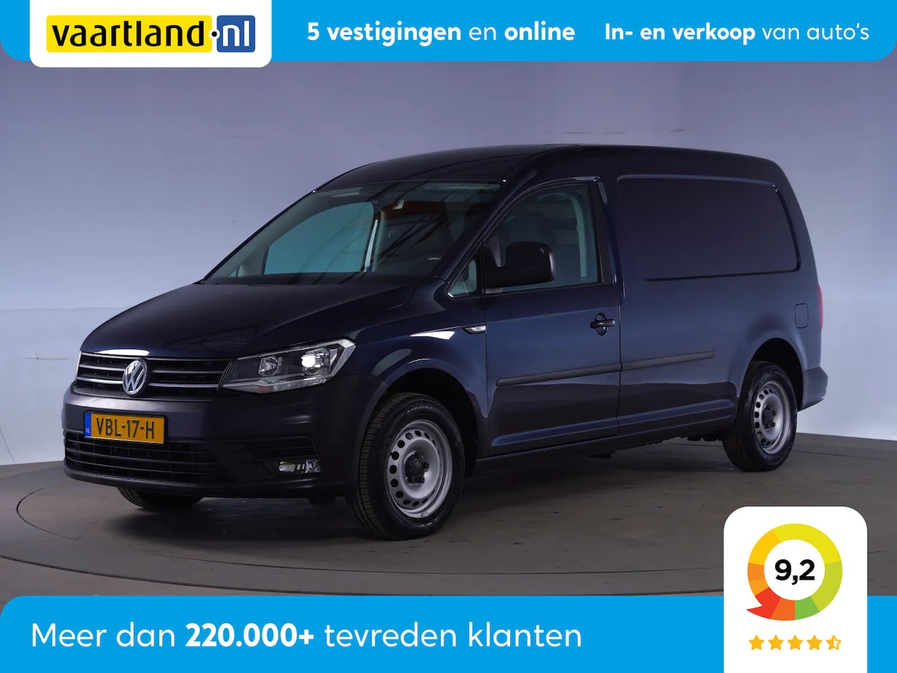 Volkswagen Caddy - 2.0 TDI L2H1 BMT Highline [ Nav DAB Carplay Parkeersensoren ] - AutoWereld.nl