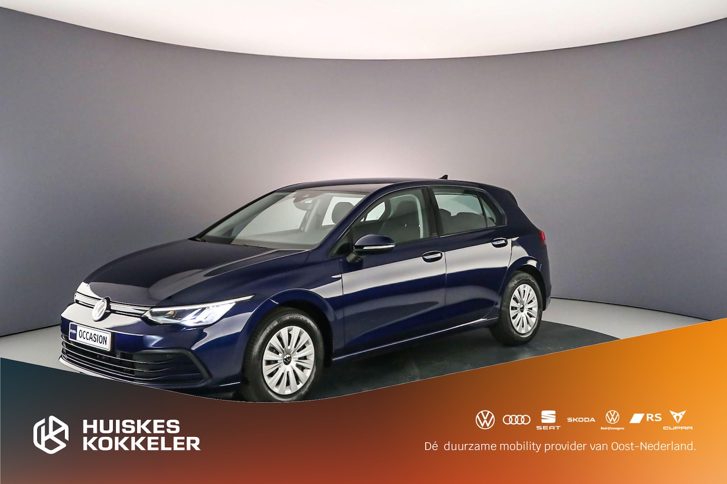 Volkswagen Golf - Golf 1.0 TSI 90pk Parkeersensoren, Airco, Snelheidsbegrenzer, DAB, Radio, Bluetooth, App c - AutoWereld.nl