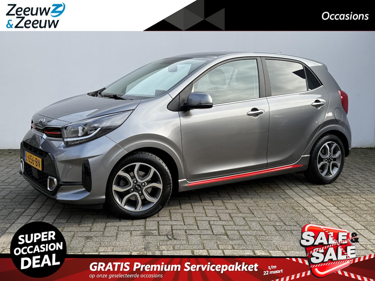 Kia Picanto - 1.0 DPi GT-Line | NAVI | CAMERA | CLIMATE & CRUISE CONTROLE | 15 INCH LMV | ETC... - AutoWereld.nl