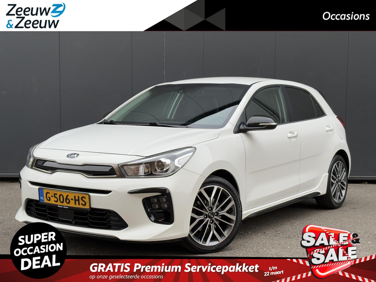 Kia Rio - 1.0i Turbo GT-Line 100 PK | 1e Eigenaar | Dealer onderhouden | Fabrieksgarantie t/m  2-10- - AutoWereld.nl