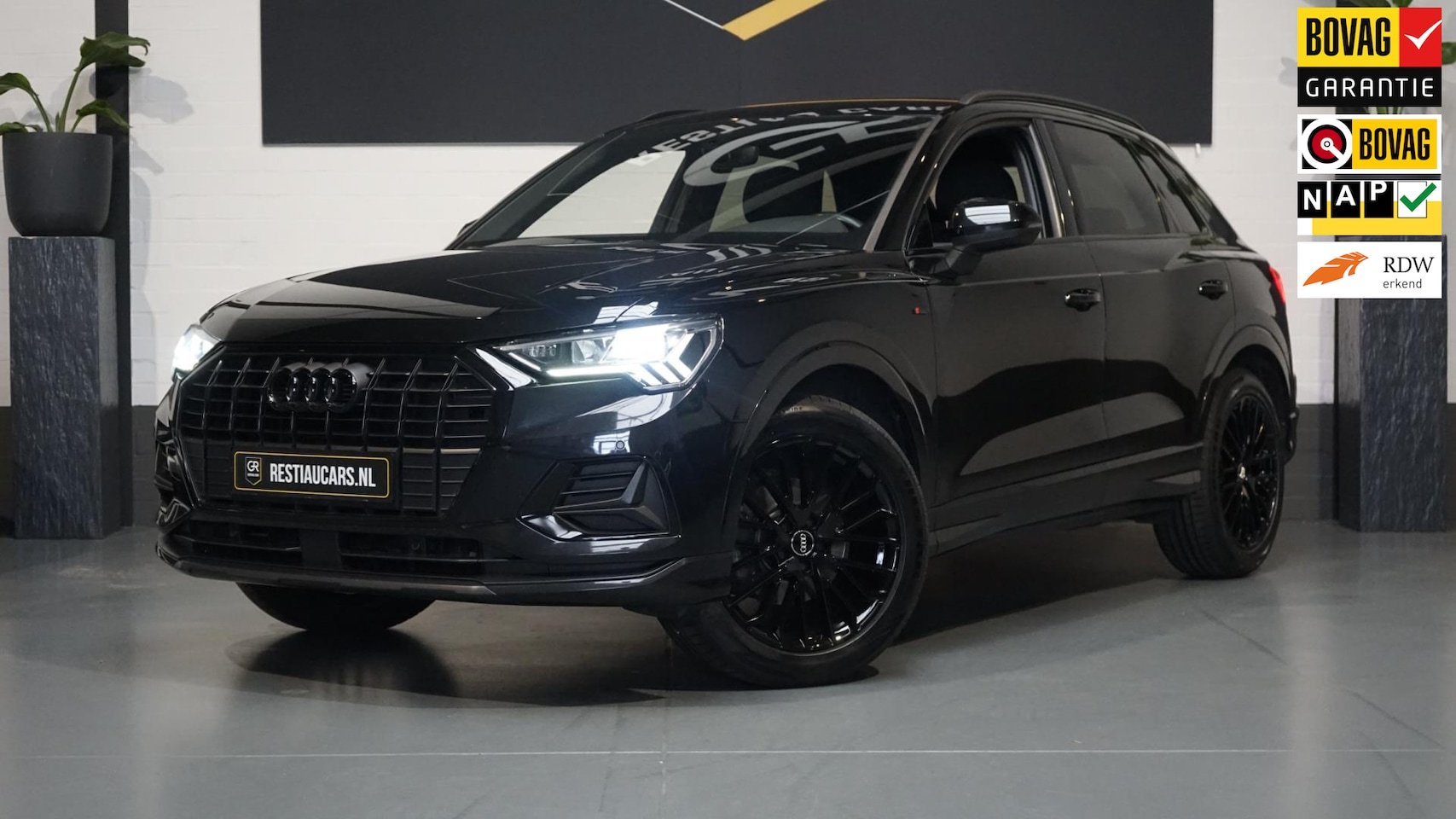 Audi Q3 - 35 TFSI S-Line BLACK OPTIK AUTOMAAT-AUDI SOUND-CLIMA-CRUISE-DRIVE SELECT-MATRIX-NAVIGATIE- - AutoWereld.nl