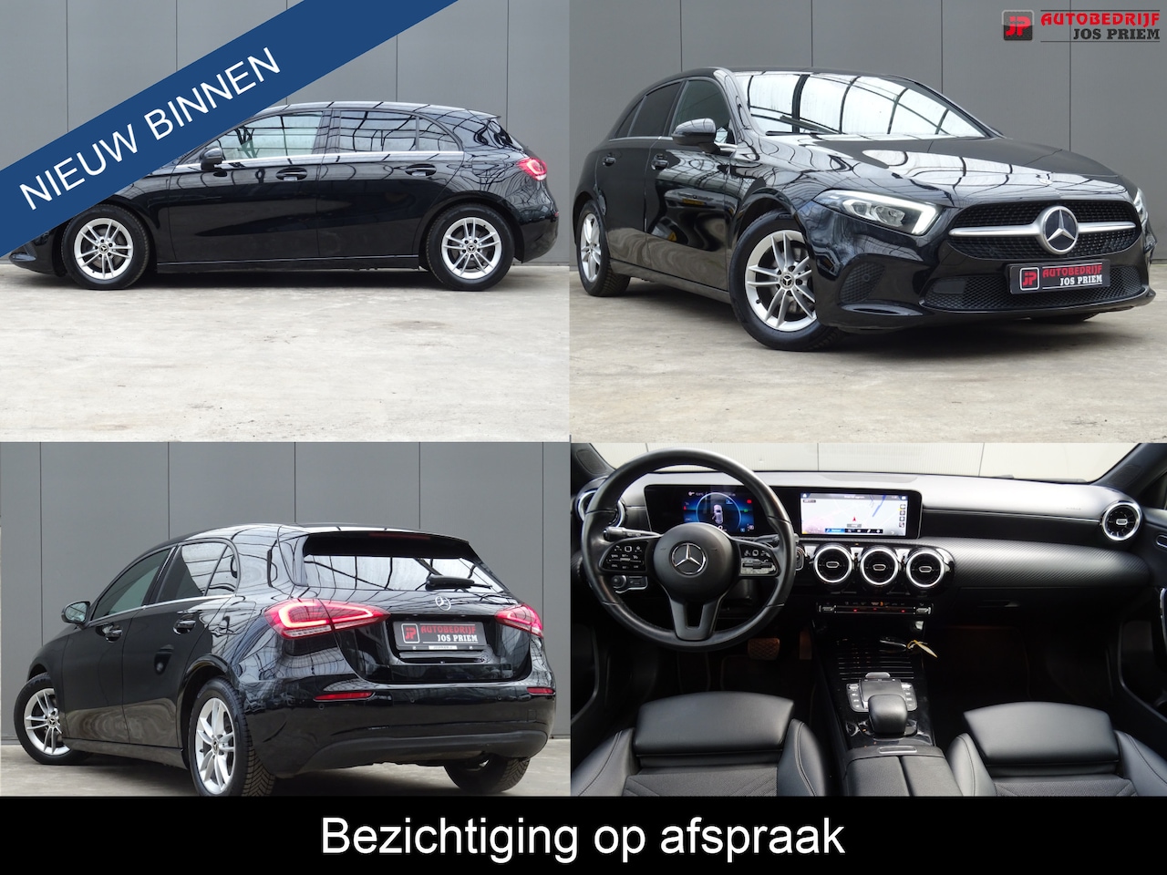 Mercedes-Benz A-klasse - 180 Premium * LEER * GR NAVI * CAMERA !! - AutoWereld.nl