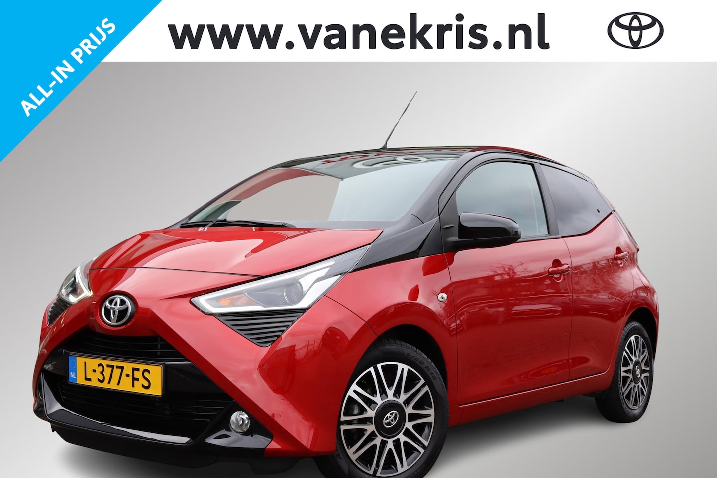 Toyota Aygo - 1.0 VVT-i x-clusiv 1.0 VVT-i X-Clusiv, Safety Sense Toyota Aygo 1.0 VVT-i x-clusiv - AutoWereld.nl