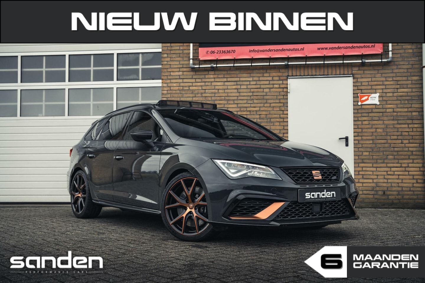 Seat Leon ST - 2.0 TSICUPRA R 4DRIVE CARBON|PANO|Blacknes Grey - AutoWereld.nl