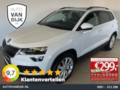 Skoda Karoq - 1.5 TSI ACT Ambition PANO AIRCO NAVI CRUISE BLUETOOTH APPLE CARPLAY VELGEN NIEUWSTAAT