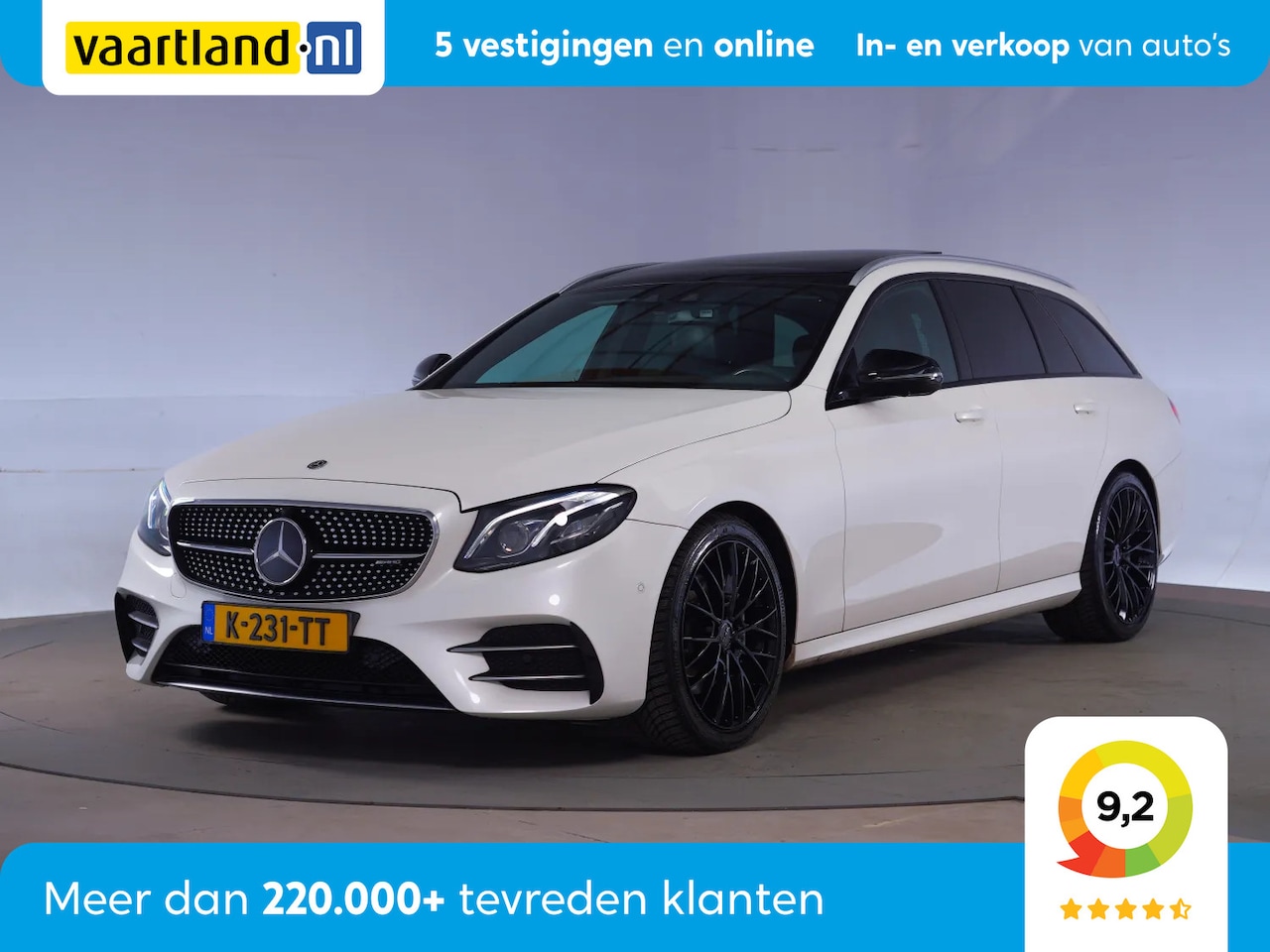 Mercedes-Benz E-klasse Estate - 43 AMG 4MATIC Premium Plus [ Panorama 360°cam Trekhaak ] - AutoWereld.nl