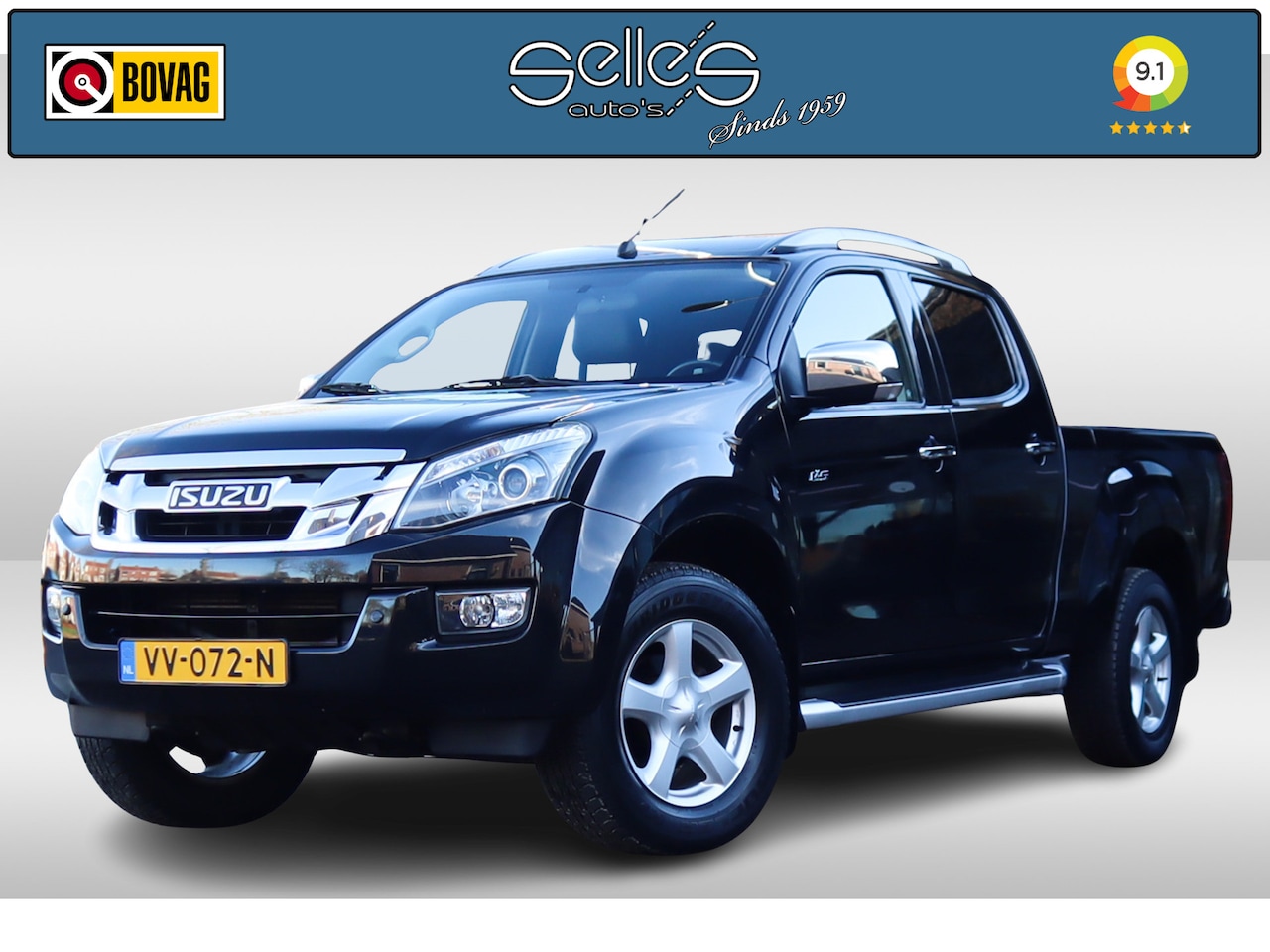 Isuzu D-Max - 2.5 Double Cab LSX | 3500 KG trekgewicht | Camera | 4x4 | Dubbele cabine - AutoWereld.nl