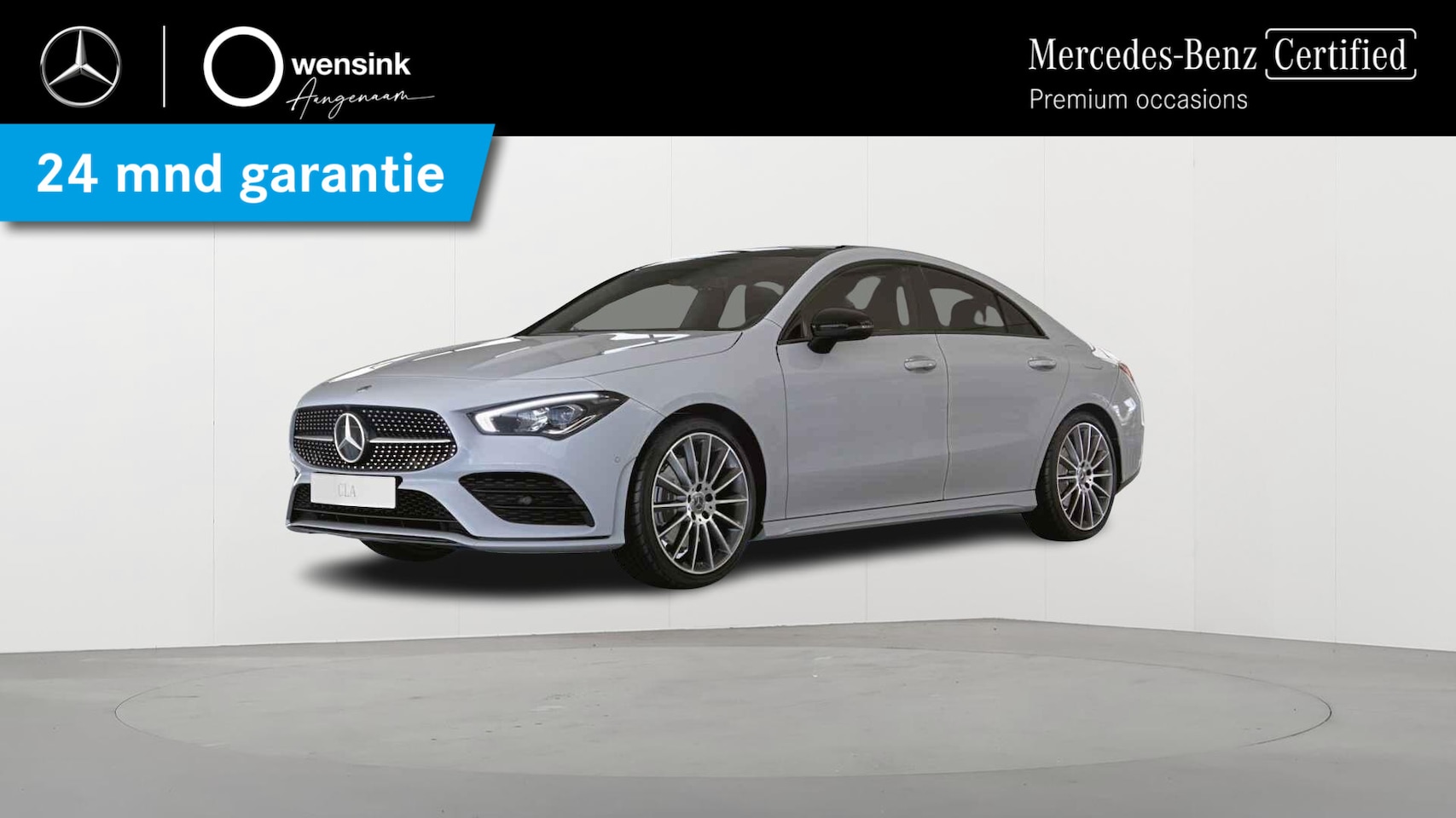 Mercedes-Benz CLA-Klasse - 200 AMG NIGHT Premium Plus | Burmester | 360 graden camera | Panoramadak | Memory | Sfeerv - AutoWereld.nl