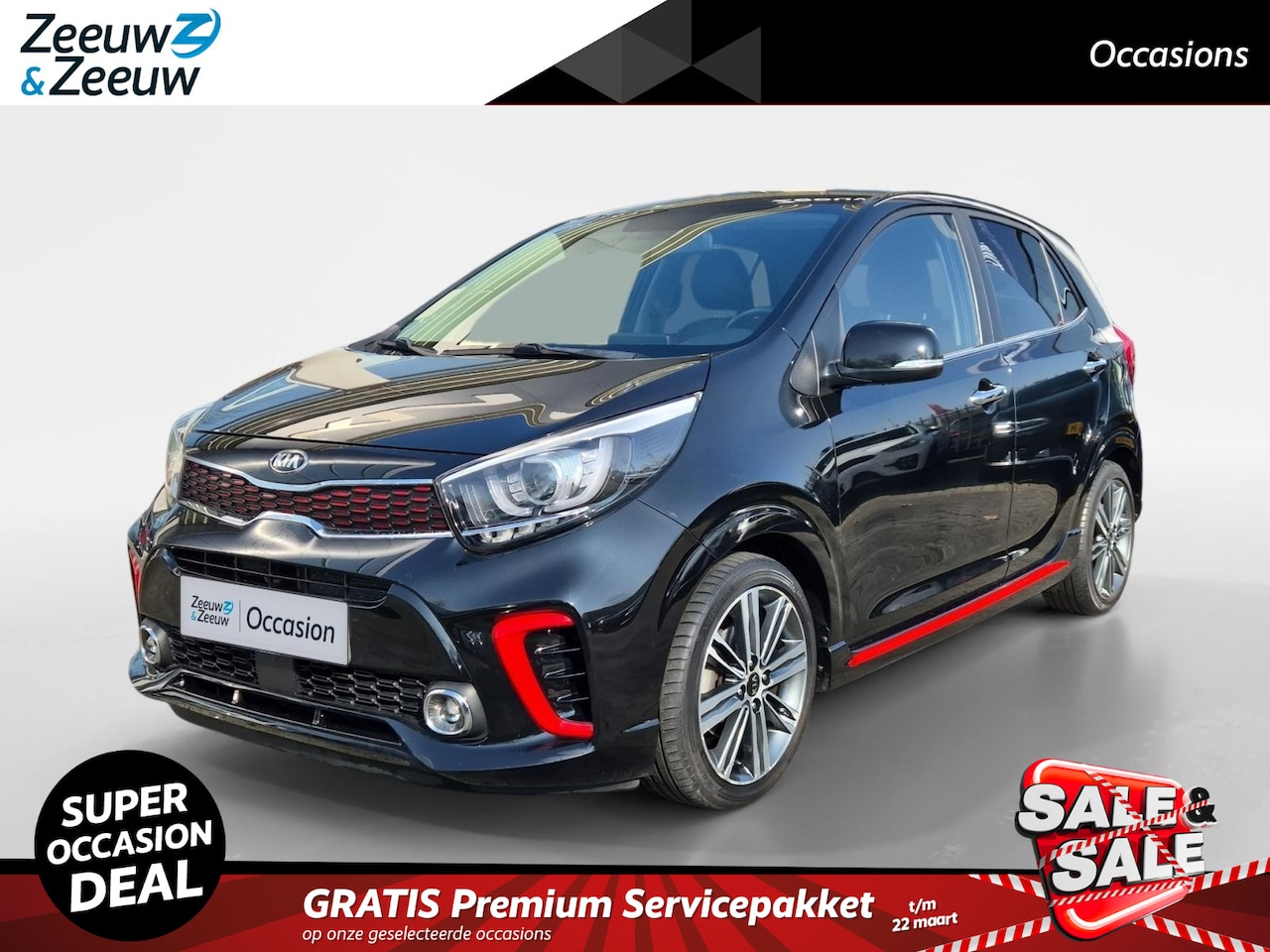 Kia Picanto - 1.2 CVVT GT-Line | Airco | Navi | Camera | Stoelverwarming | Stuurverwarming | Leder | Pri - AutoWereld.nl