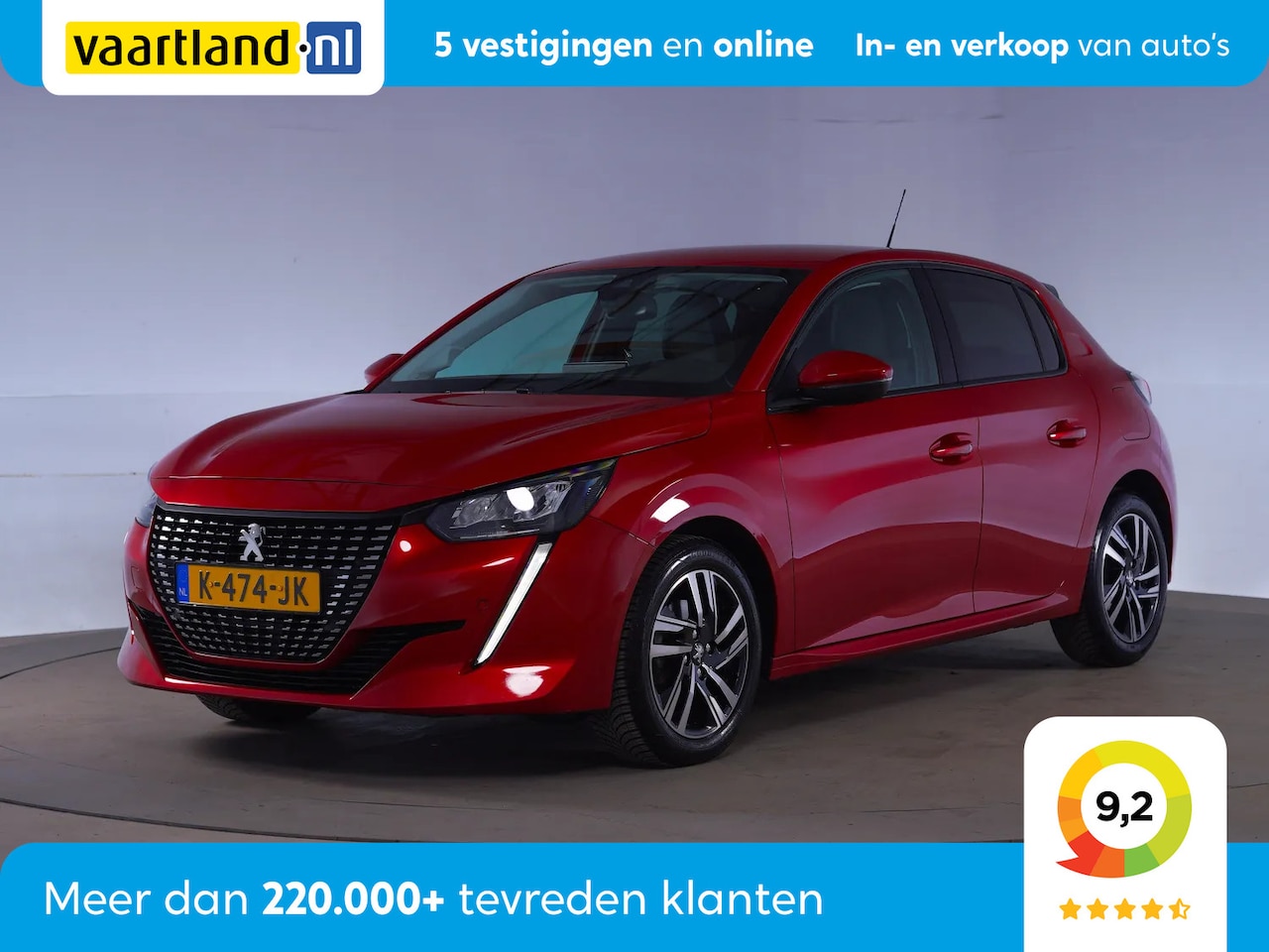 Peugeot 208 - 1.2 PT BL Allure [ gr Nav Privacy glass Parkeersensoren ] - AutoWereld.nl