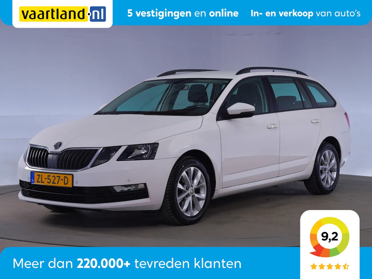 Skoda Octavia Combi - 1.0 TSI Ambition Business Aut. [ Navi Trekhaak Camera ] - AutoWereld.nl