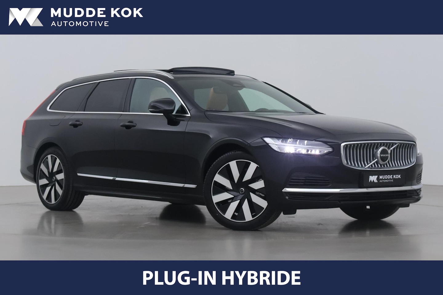 Volvo V90 - T8 Plug-in hybrid Ultra Bright | Head-Up | 360° Camera | Massage+Ventilatie | Trekhaak | P - AutoWereld.nl