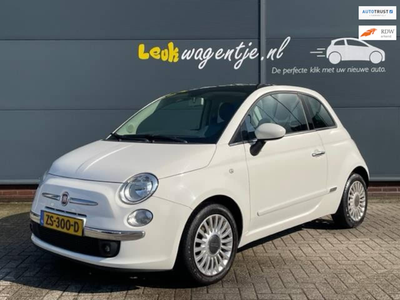 Fiat 500 - 1.2 Lounge *airco *lm-velgen - AutoWereld.nl