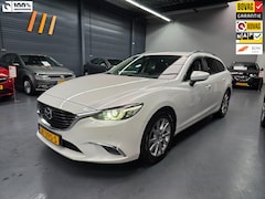 Mazda 6 Sportbreak - 2.0 SkyActiv-G 165 Skylease GT LEDER KEYLESS PDC NAP NL AUTO