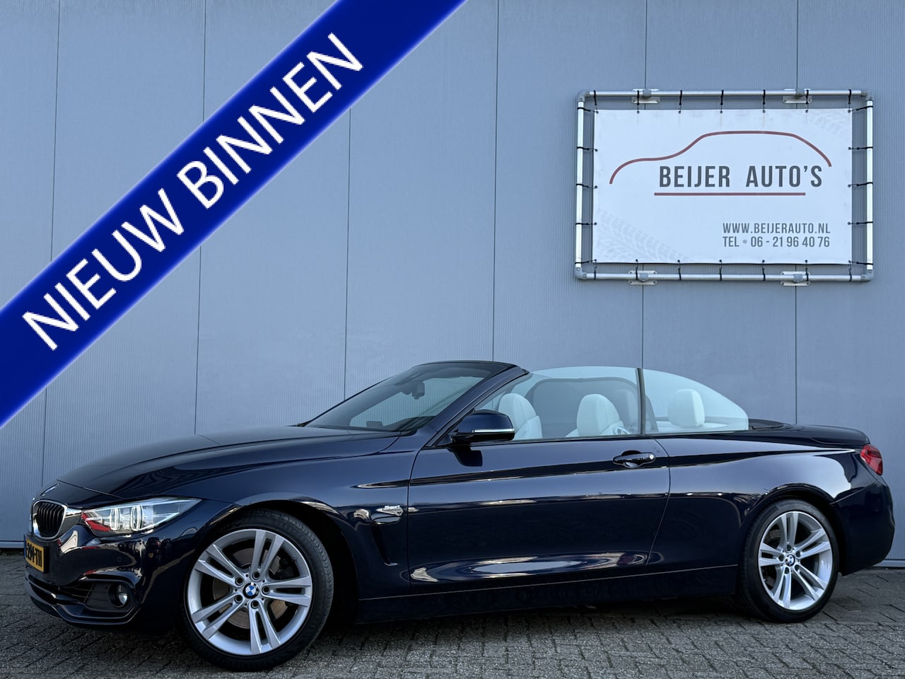 BMW 4-serie Cabrio - 430i High Executive Head-up/LED/Harman/Kardon - AutoWereld.nl