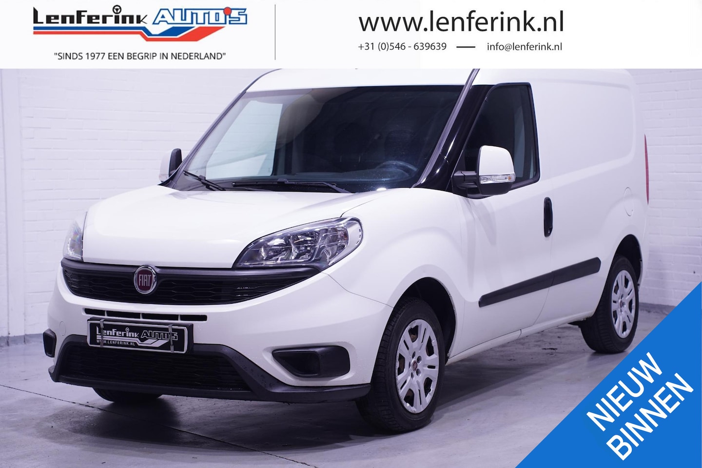 Fiat Doblò - 1.3 MJet 95 pk L1 Airco, Navi, Cruise Control Laadruimte Pakket, PDC achter, 3-Zits - AutoWereld.nl