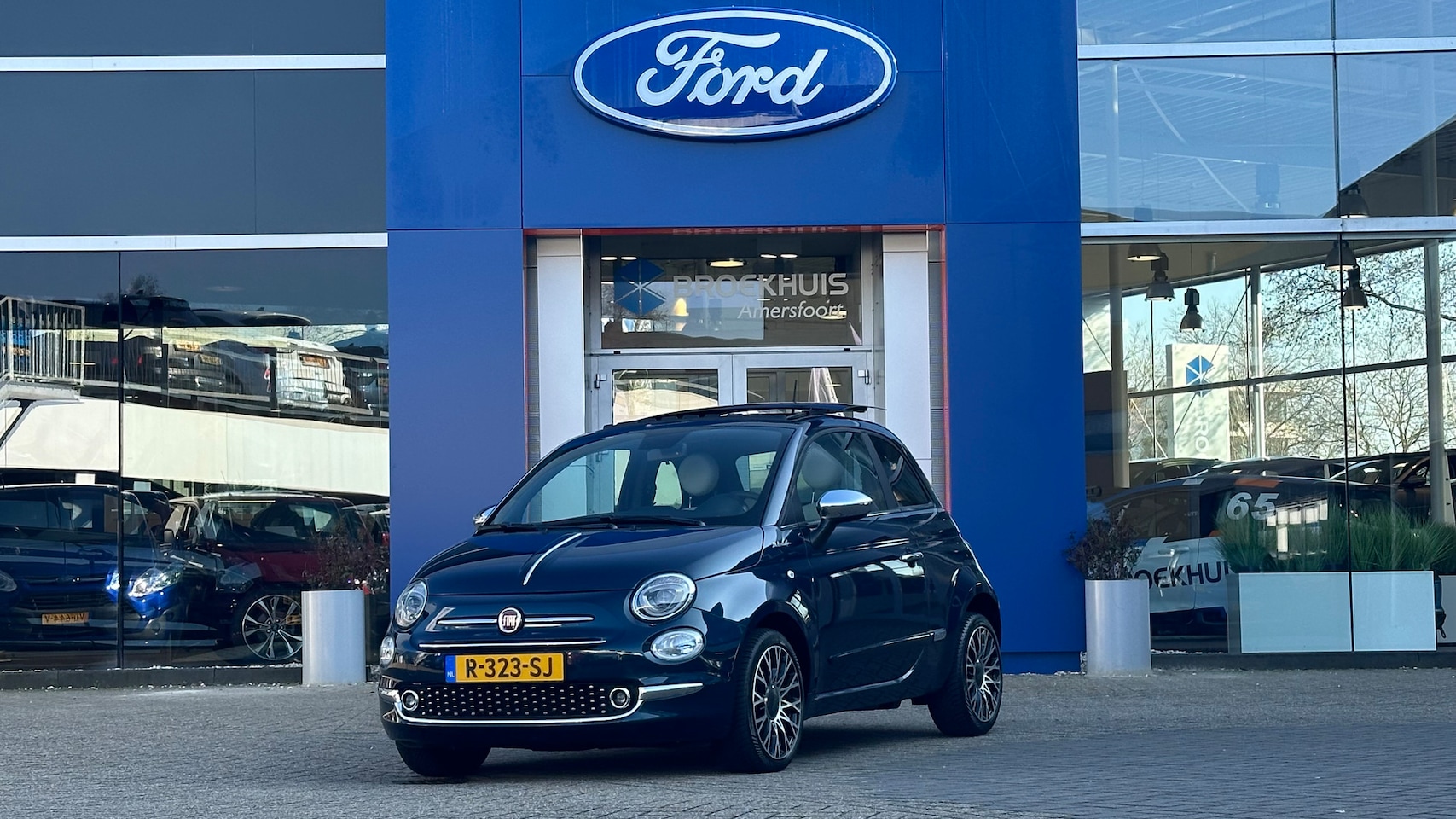 Fiat 500 - 1.0 Hybrid Dolcevita | elektrisch glazen panorama-dak | lichtmetalen velgen 16" | navigati - AutoWereld.nl