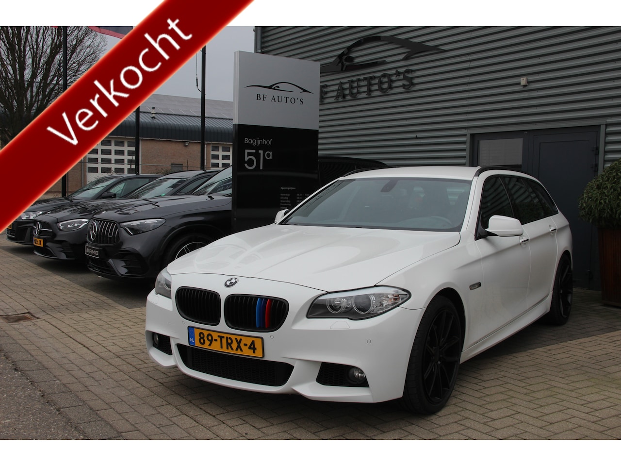 BMW 5-serie Touring - 528i High Exe Automaat NL Auto M-Sport Xenon Sportstoelen Navi ECC PDC Cruise Tel Bluetoot - AutoWereld.nl