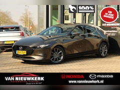 Mazda 3 - 3 e-Skyactiv-X M-Hybrid 180pk Automaat Luxury i-Active Sense Pack 360 view BOSE Leder