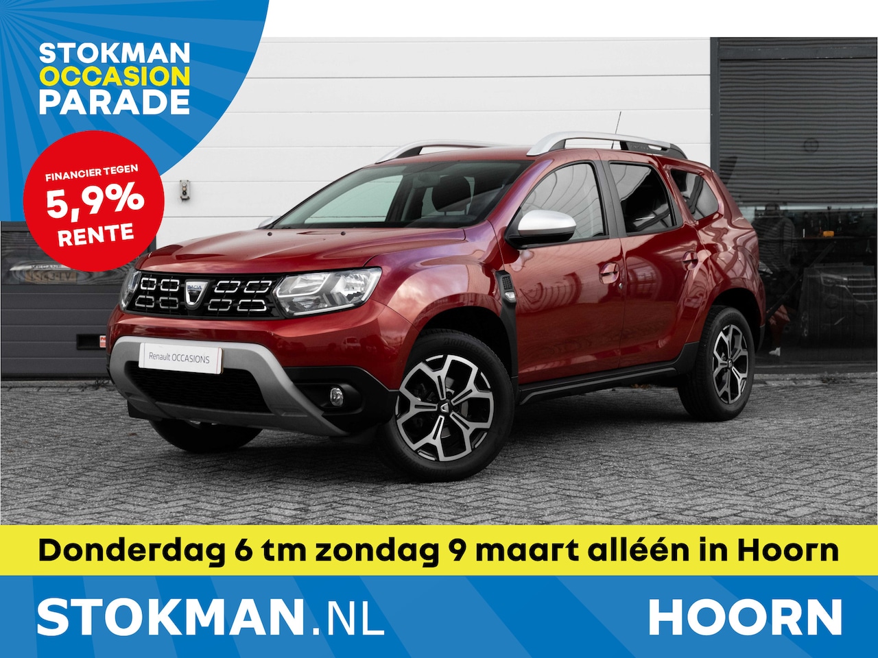 Dacia Duster - 1.0 TCe 100 PK Bi-Fuel Prestige | Trekhaak | Climate Control | Navigatie | Camera achter | - AutoWereld.nl