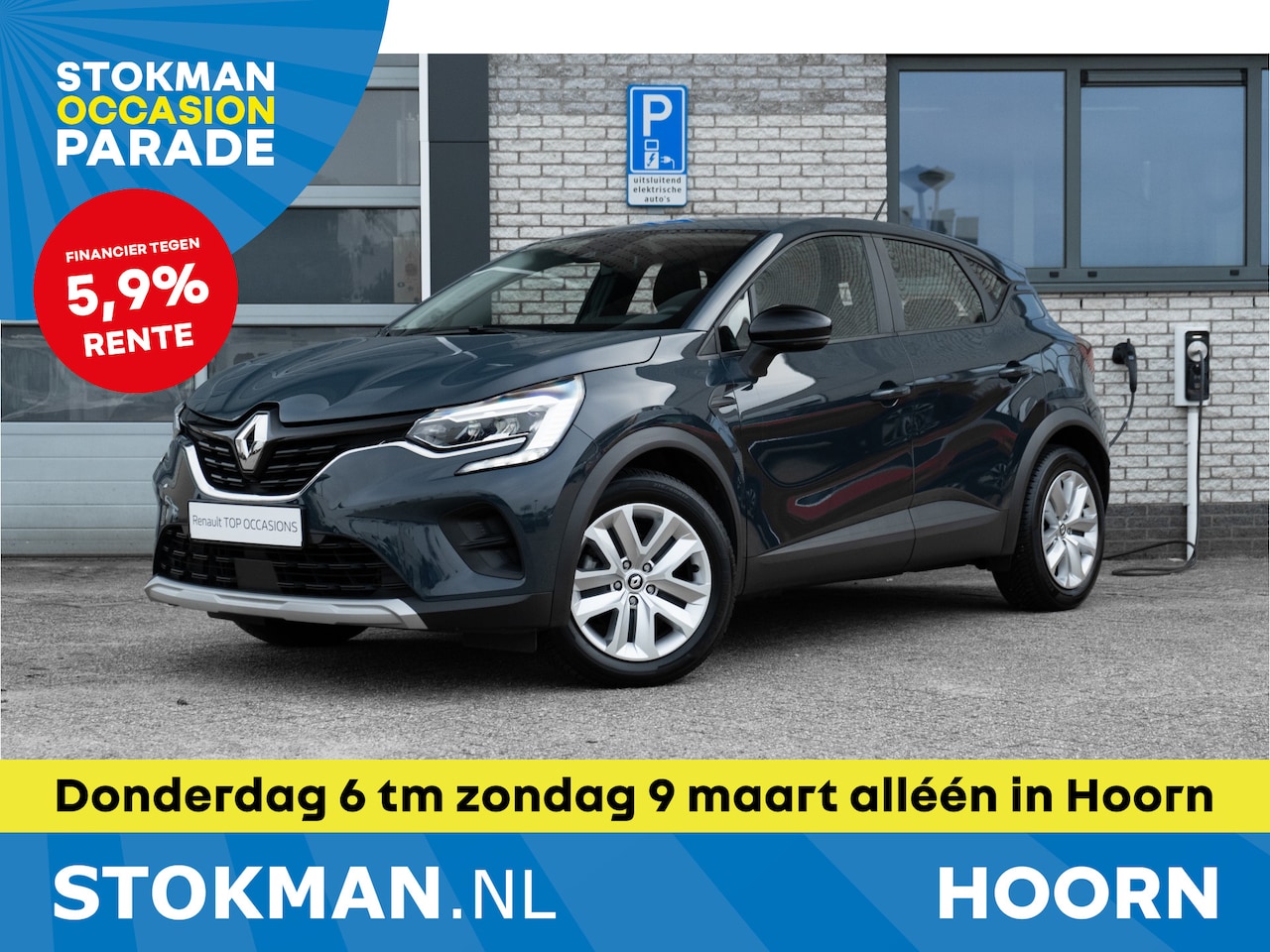 Renault Captur - 1.6 E-Tech Plug-in Hybrid 160 PK Intens | 4 seizoensbanden | ECC | Parkeersensoren achter - AutoWereld.nl