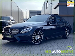 Mercedes-Benz C-klasse - 180 AMG Sport Edition 19 inch | Pano | Burmeister | Leder | Groot navi | 360 | LED | VOLLE