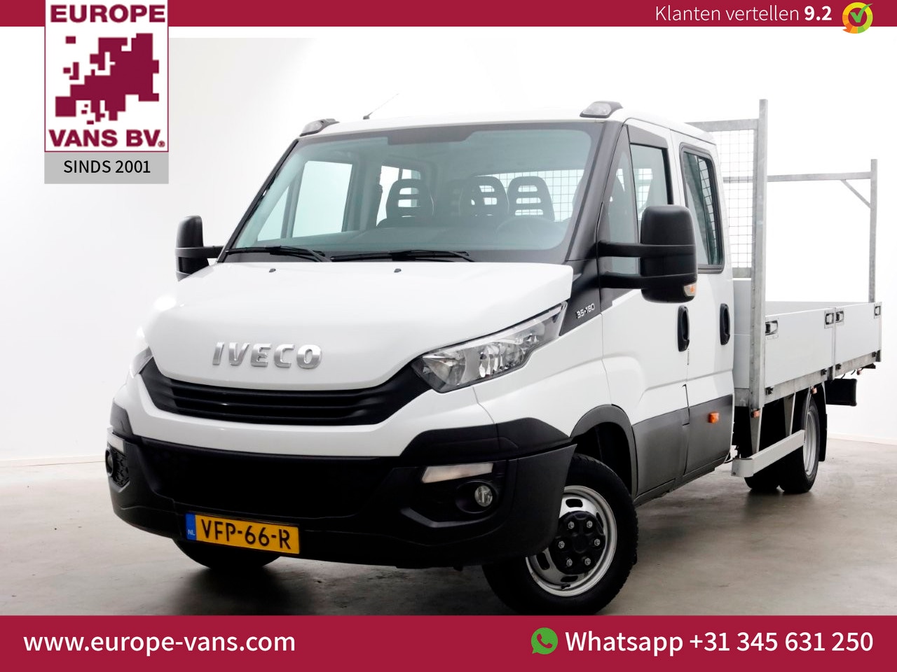 Iveco Daily - 35C18D 3.0 180pk D.C. Open laadbak XXL 01-2020 - AutoWereld.nl