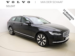 Volvo V90 - T6 350pk AWD Ultimate Bright / Luchtvering / B&W Audio / Massage / El. Trekhaak / Head-Up