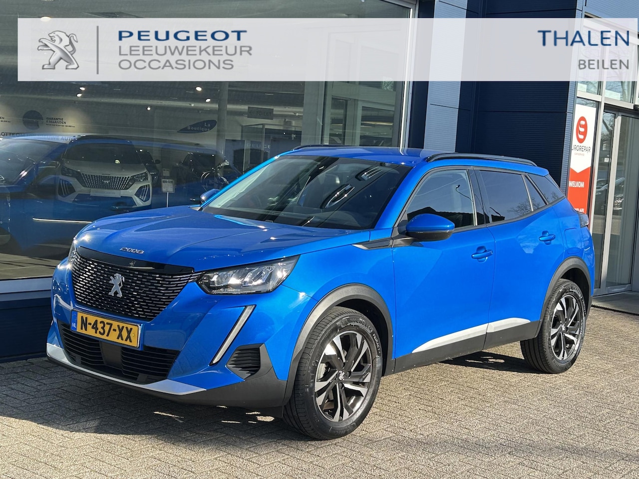 Peugeot 2008 - 1.2 Turbo 100PK Allure | Lage km Stand: 24200 | Lichtmetalen Velgen | Keyless Start | Airc - AutoWereld.nl