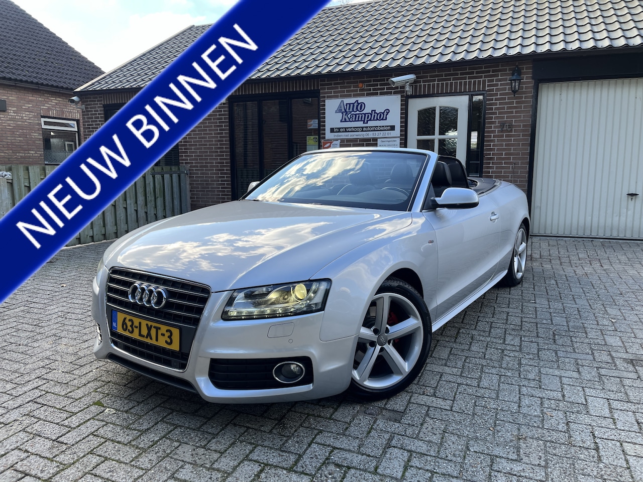 Audi A5 Cabriolet - 2.0 TFSI S-line Nek verwarming Xenon - AutoWereld.nl