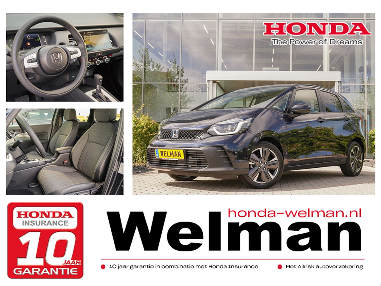 Honda Jazz - 1.5i e:HEV ADVANCE - AKTIE - NIEUW - FULL HYBRID - AutoWereld.nl