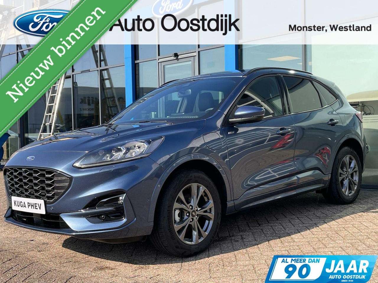 Ford Kuga - 2.5 PHEV ST-Line X 225PK Adaptieve Cruise Navi Climate Camera Stoelverwarming Voorruit Ver - AutoWereld.nl