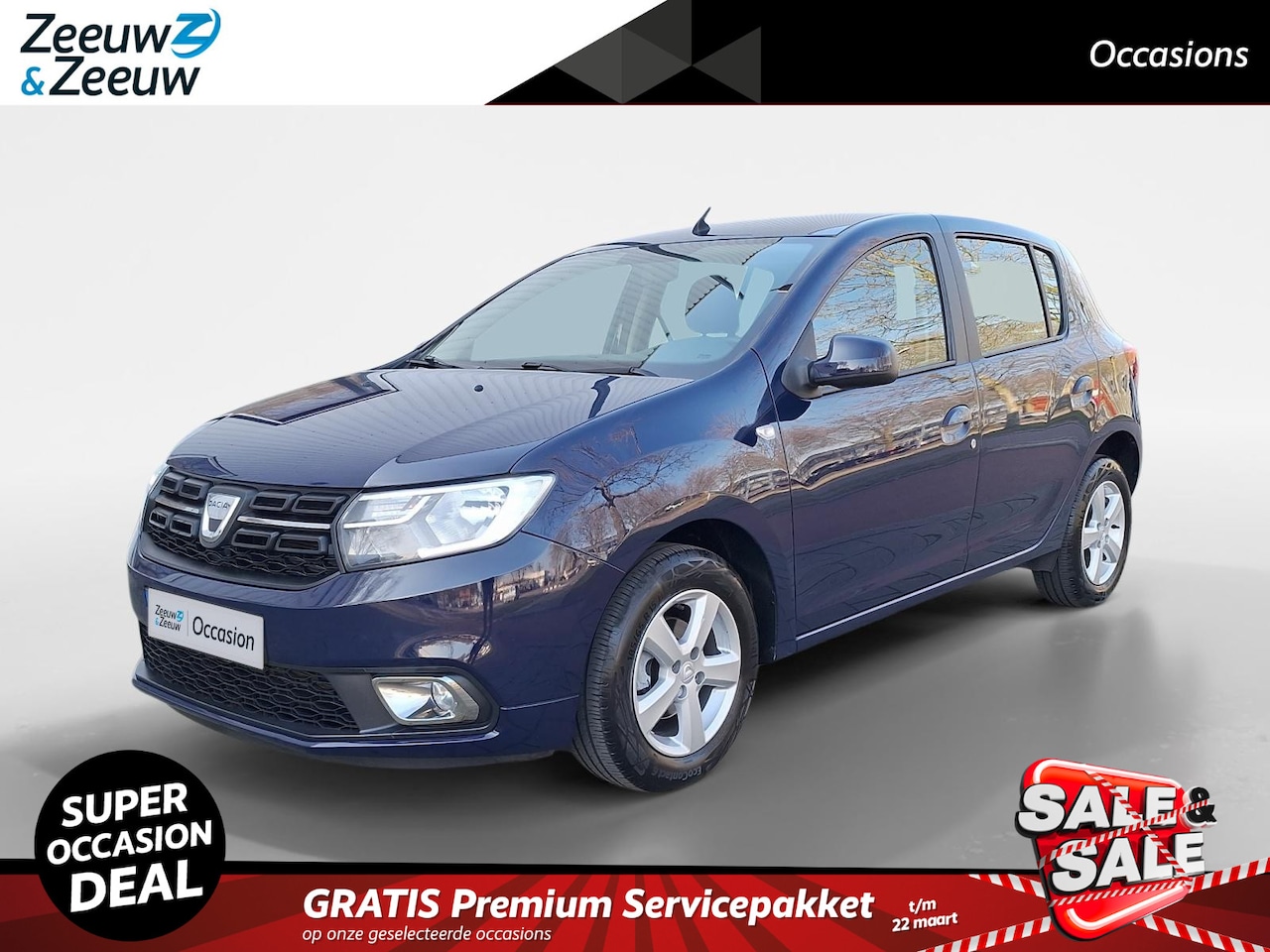 Dacia Sandero - 0.9 TCe Laureate AUTOMAAT! | Trekhaak | Airco | Cruise control | 12 Maanden Bovag garantie - AutoWereld.nl